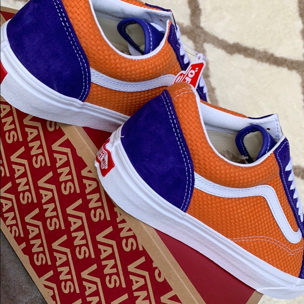 VANS OLD SKOOL P&C Bl/Apricot Buff - Picture 9 of 16